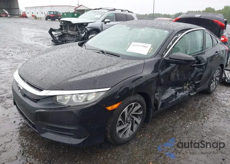 2016 Honda Civic Ex from USA, damaged, VIN 19XFC2F75GE043008